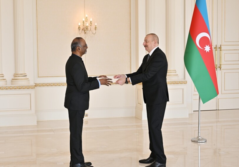 Президент Азербайджана принял верительные грамоты новоназначенного посла Индии (Фото-Обновлено)