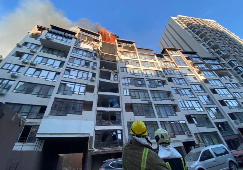 Российские войска нанесли ракетный удар по Киеву (Фото-Видео)