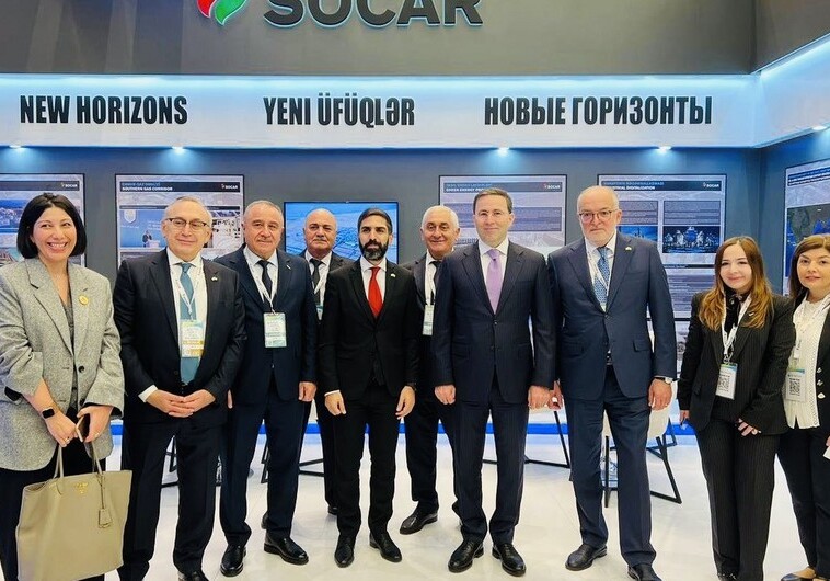 Стенд SOCAR на выставке "Нефть и газ Туркменистана-2023"
