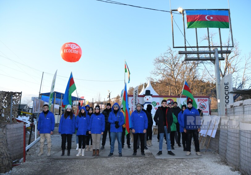 Акция протеста на дороге Ханкенди-Лачин продолжается уже 40 дней (Фото)