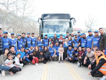 Азербайджанские волонтеры возвращаются из Турции (Фото)