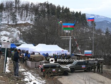 Акция протеста на дороге Шуша - Ханкенди: день пятый - Прямой эфир 