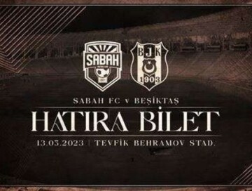 «Бешикташ» выпустил памятные билеты на товарищеский матч с «Сабахом»