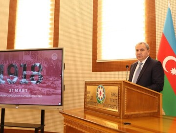 В БГУ проведена конференция, посвященная Дню геноцида азербайджанцев (Фото)