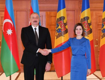 В Кишинэу состоялась встреча президентов Азербайджана и Молдовы (Фото)